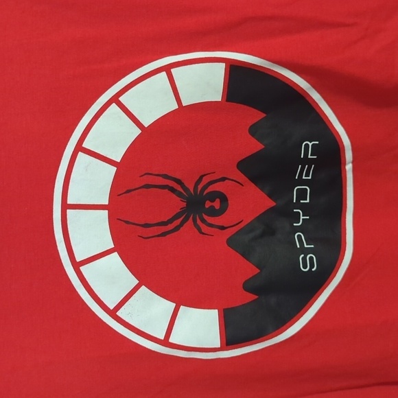 Spyder Men's Red Short Sleeve Tshirt Size Large - Picture 2 of 5